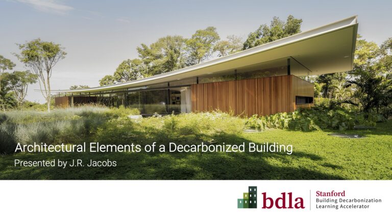 Architectural Elements of a Decarbonized Building