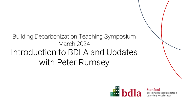 Introduction to BDLA and Updates with Peter Rumsey